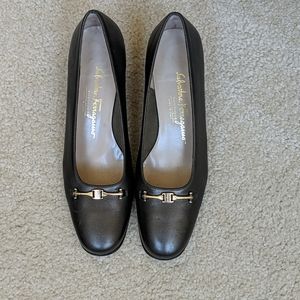 Bronze Ferragamo shoes